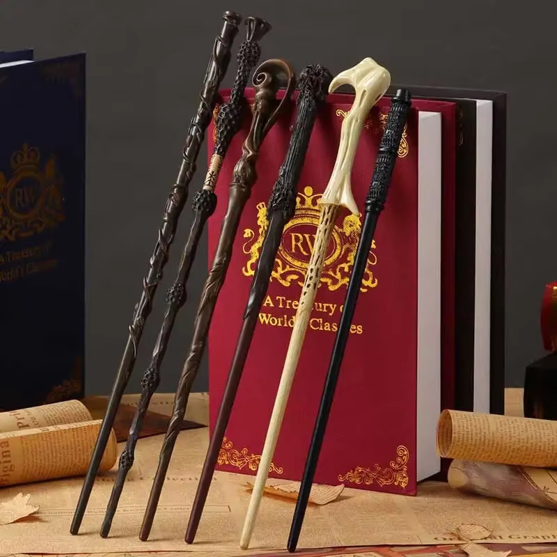 ร้อน 32 ชนิดโลหะ Core Magic Harried Wands Malfoy Voldmort Hermione Ron Bellatrix McGonagall Magical Potter Wand