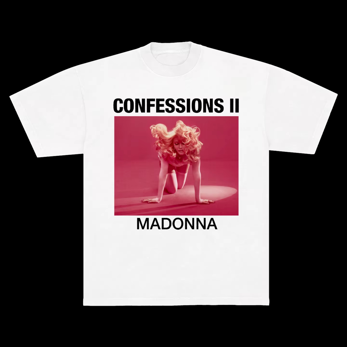 Maglietta Unisex in Cotone dell'Album Madonna Confessions II, Nuova Collezione Estate 2026, T-shirt Moda Casual con Collo Tondo per Uomo e Donna, Regalo per Fan