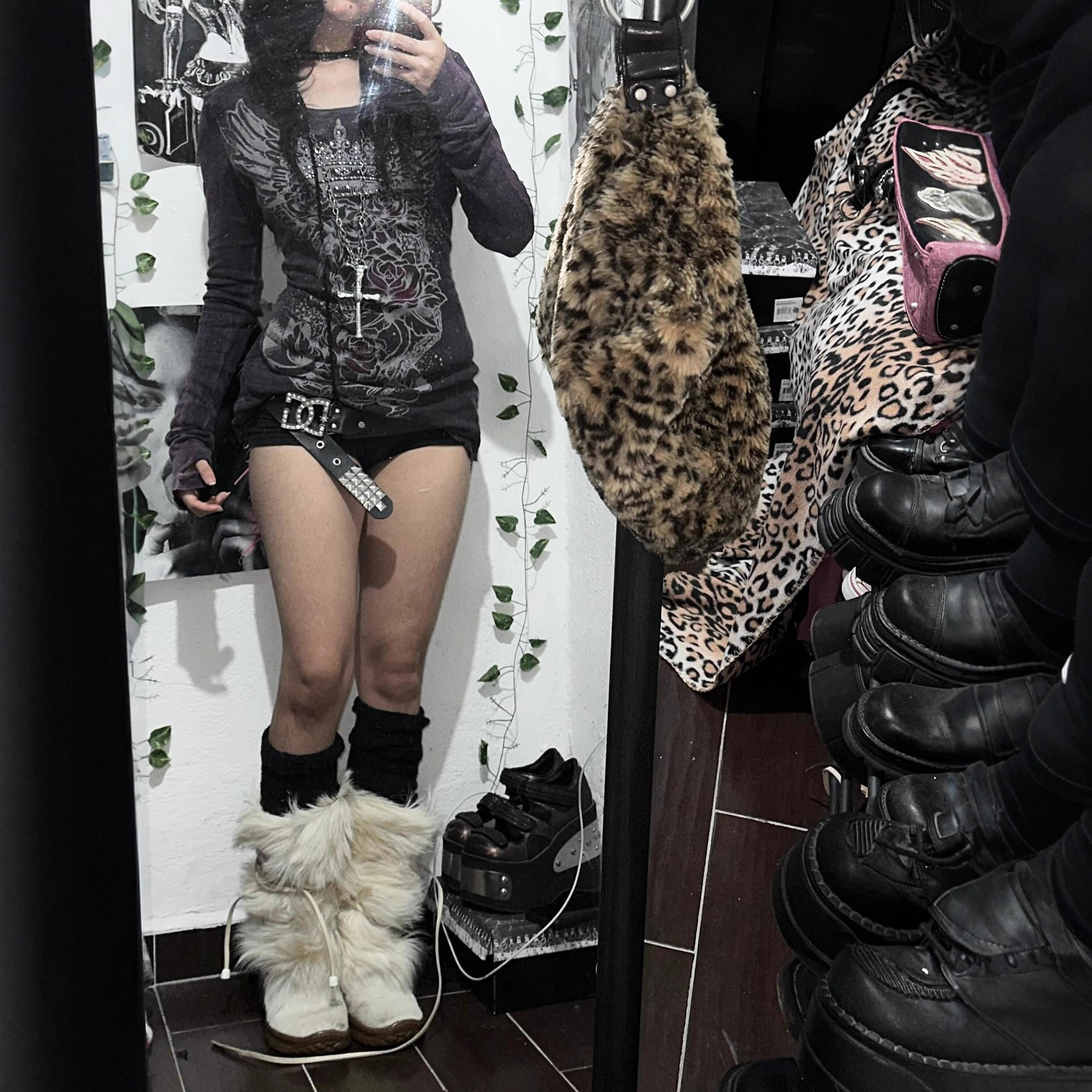 Nowa amerykańska subkultura gotycka, mroczny styl, spicy girl, koszulka z długim rękawem, nadrukowana, z gorącymi dżetami, retro, codzienna, high street, Y2K, seksowna.