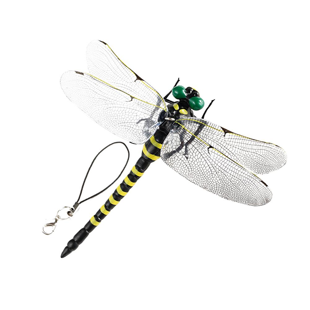 12cm simulación libélula repelente de mosquitos al aire libre insecto modelo jardín adornos colgantes
