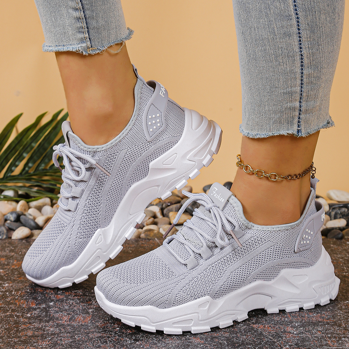 Dames sportschoenen 2026, ademende single mesh schoenen, dames casual en veelzijdige sportschoenen