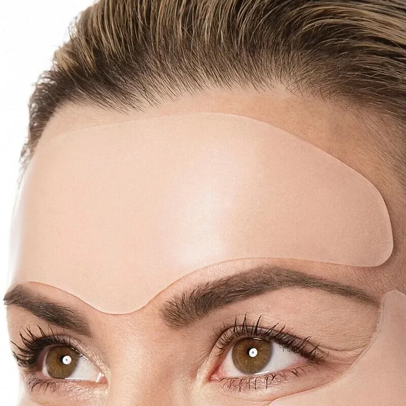 ต่อต้านริ้วรอยหน้าผาก Patch ซิลิโคนซิลิโคน Patch นุ่มสบาย Easy Facial Eye Anti-aging Face Skin Care เครื่องมือ