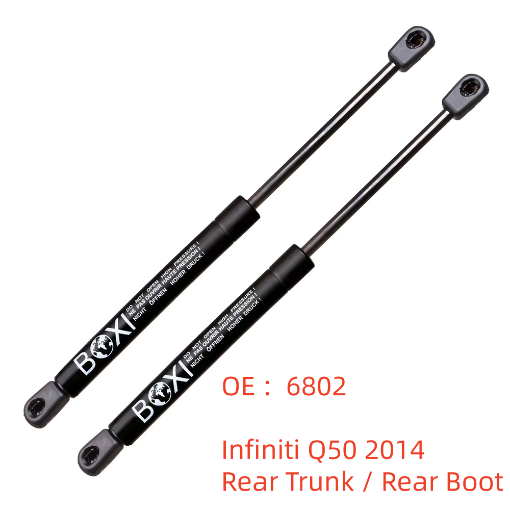 BOXI 2PCS Amortisseurs de coffre arrière 844304GA0A 844304GA2A 6802 pour Infiniti Q50 2014