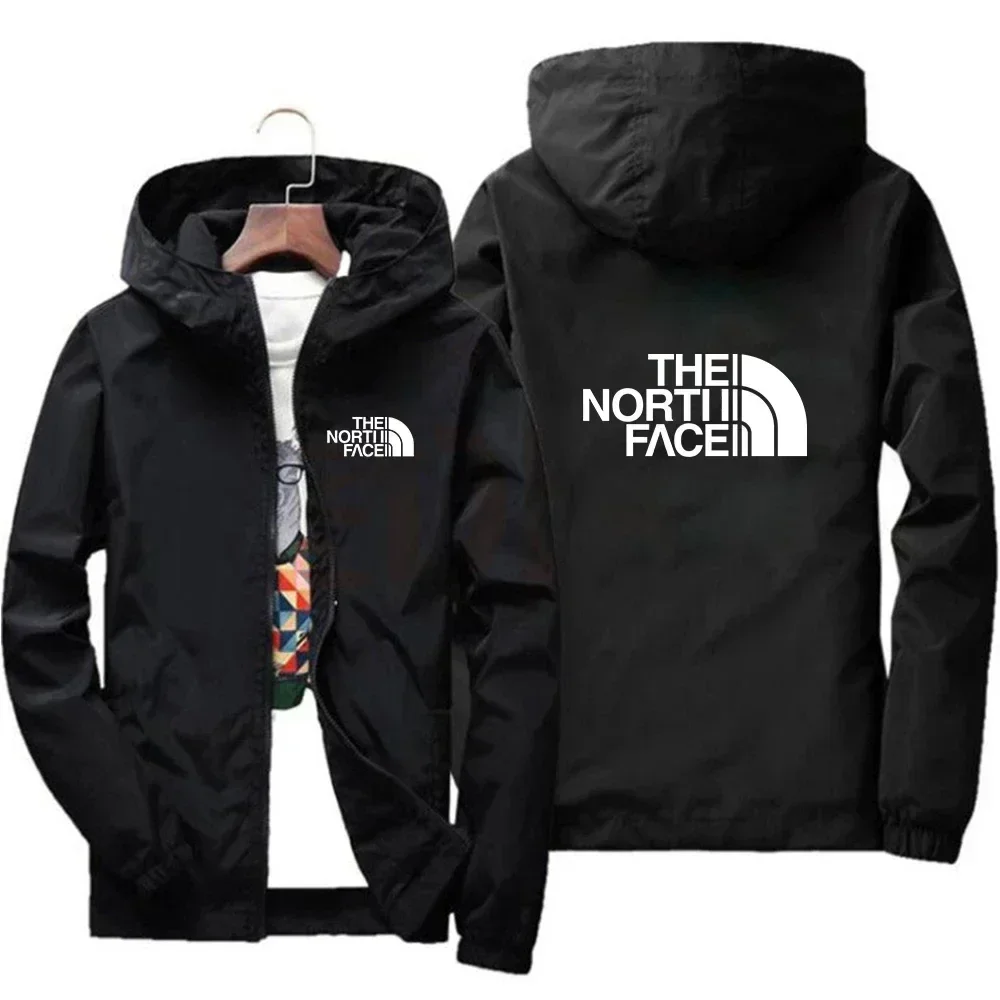 Veste à capuche zippée coupe-vent pour homme 2026 – Tenue décontractée de sport et de plein air pour le streetwear, la course et le confort quotidien