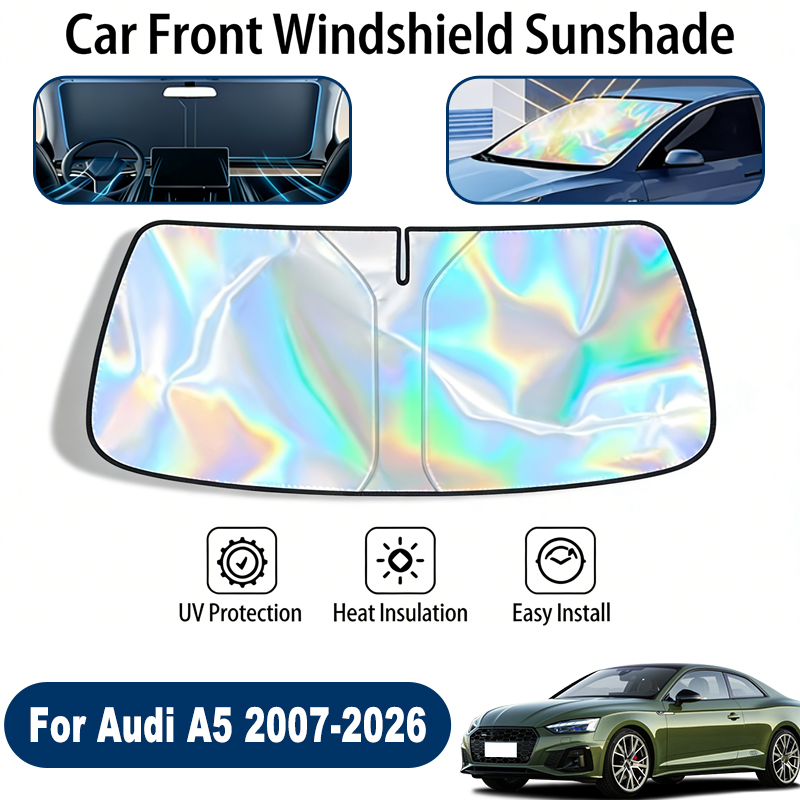 Parasol para parabrisas de coche, cubierta protectora reflectante UV para Audi A5 8T 8W F5 2007-2026