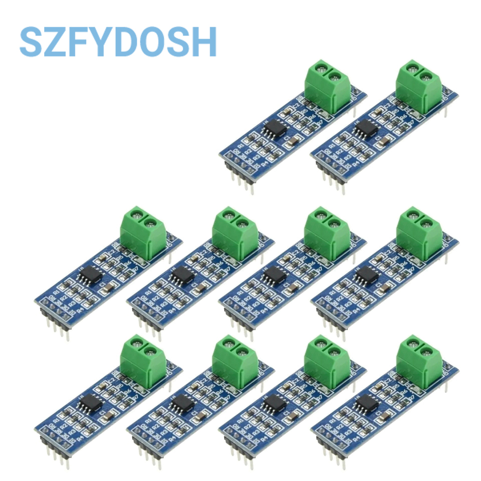 1-10 unidades MAX485 módulo RS-485 TTL Turn To RS485 MAX485CSA Convertidor para Arduino microcontrolador MCU Development Accesorios
