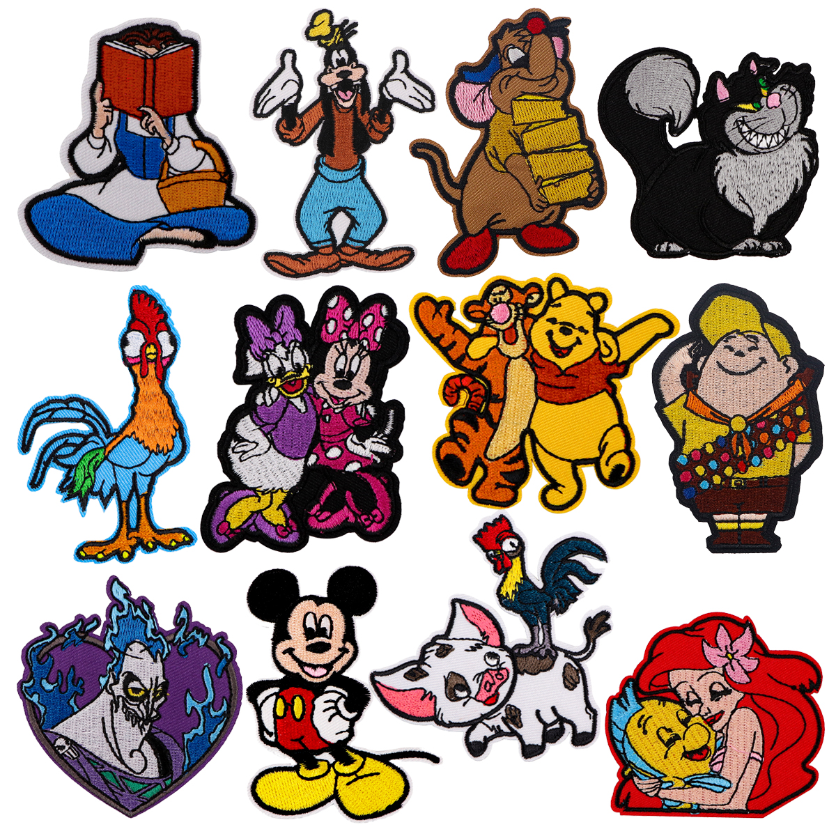 Personagens clássicos remendo dos desenhos animados remendos bordados em roupas ferro em remendos para roupas diy remendo jaquetas costurar adesivos presente