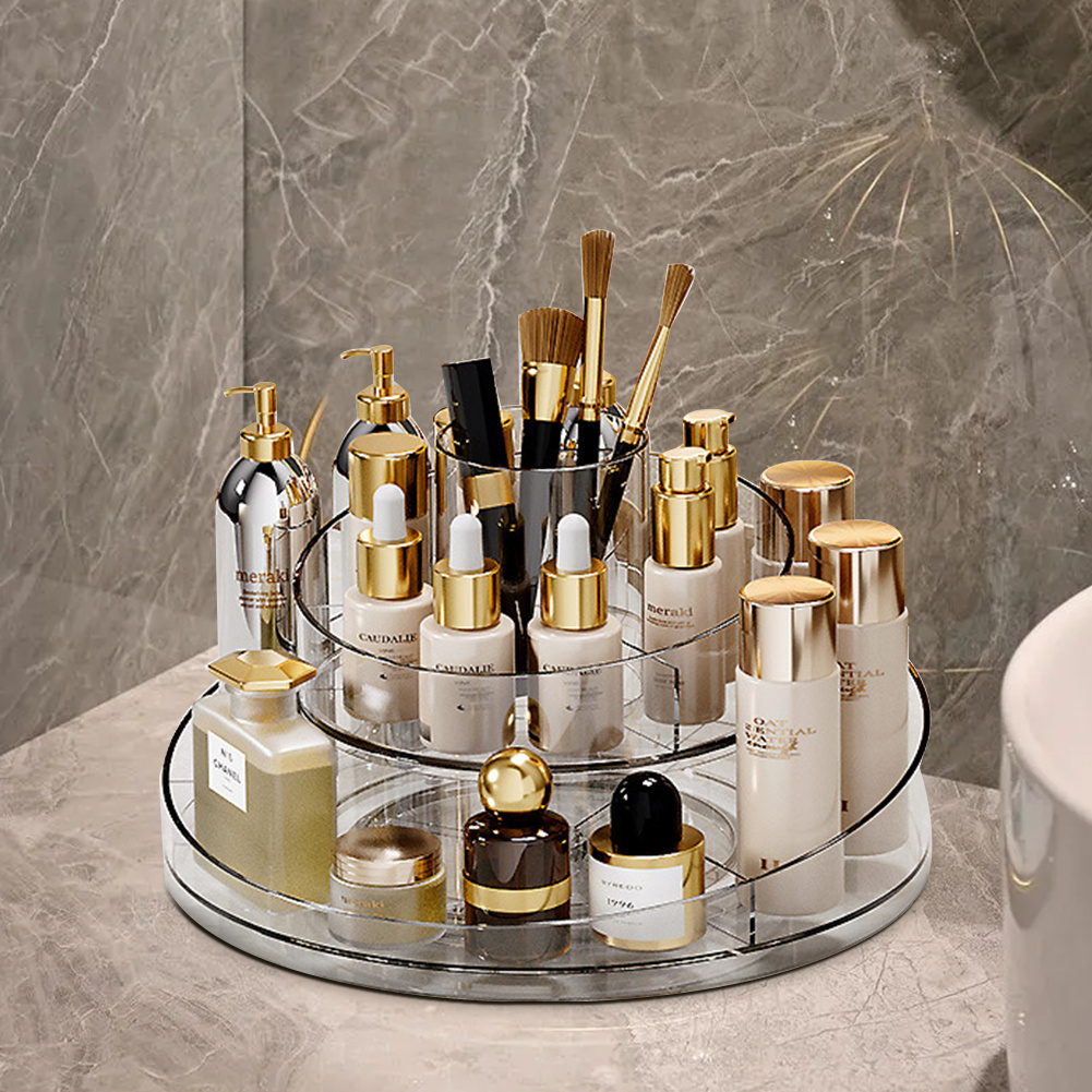 Giostra circolare Chic trasparente per il trucco