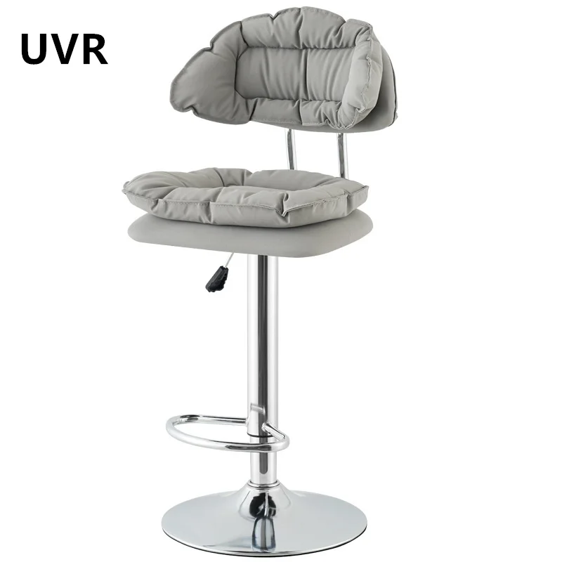Silla de Bar UVR, silla alta ajustable, silla con respaldo para restaurante en casa, taburete de maquillaje para niñas, taburetes de Bar para salón, cajero frontal