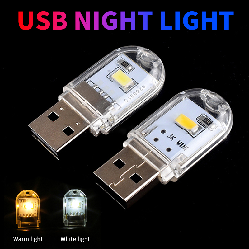 Lámpara con enchufe USB, luz LED, Mini luz de libro, mesa de lectura, luz nocturna, protección ocular, luz pequeña para banco de energía, ordenador portátil y PC