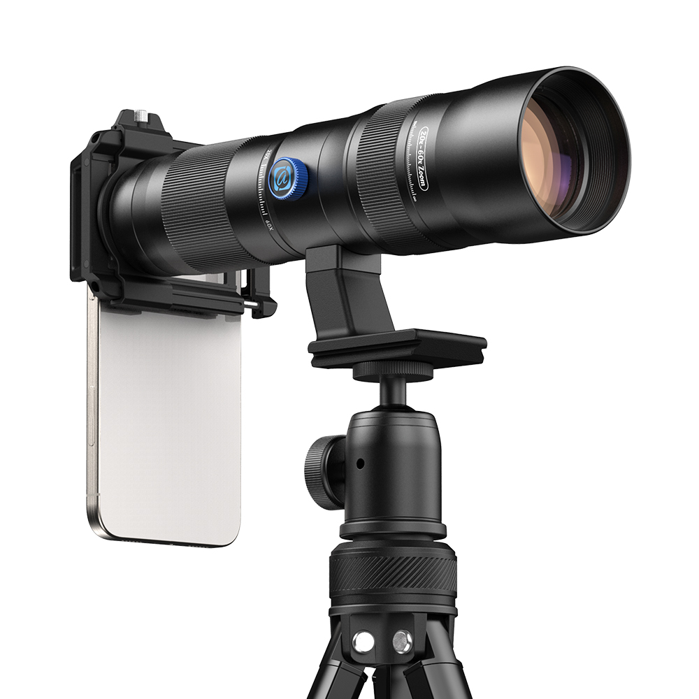 APEXEL ズームレンズ 20x-60x 望遠鏡レンズ ユニバーサルハイパワーテレ 鳥観察 キャンプ iPhone Android 携帯電話用