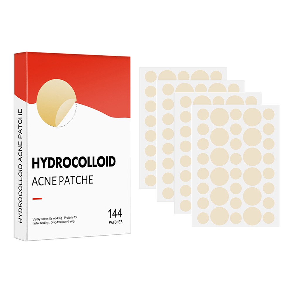 144 ชิ้น/เซ็ต Face Skin Care สิวเสี้ยน Patch 2 ขนาดที่มองไม่เห็น Professional Healing Absorbing Spot สติกเกอร์ครอบคลุมสําหรับชายหญิง