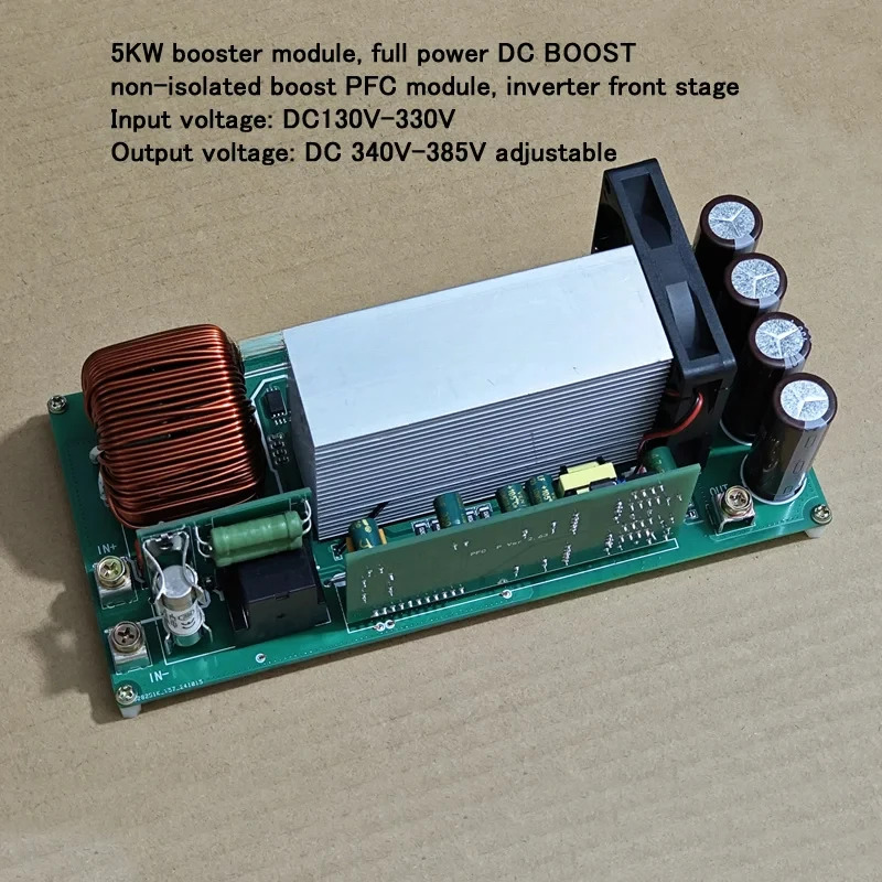 5KW DC130V-330V Ke 340V-385V, Modul PFC Daya Penuh Tanpa Isolasi, Tahap Depan Inverter