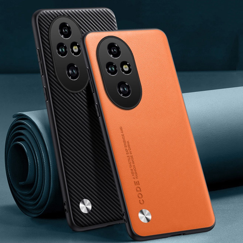 Luxe PU Lederen Case Voor Honor 200 Pro Achterkant Cover Siliconen Schokbestendig Volledige Bescherming Telefoon Case Voor Honor200 Pro 200Pro 5G