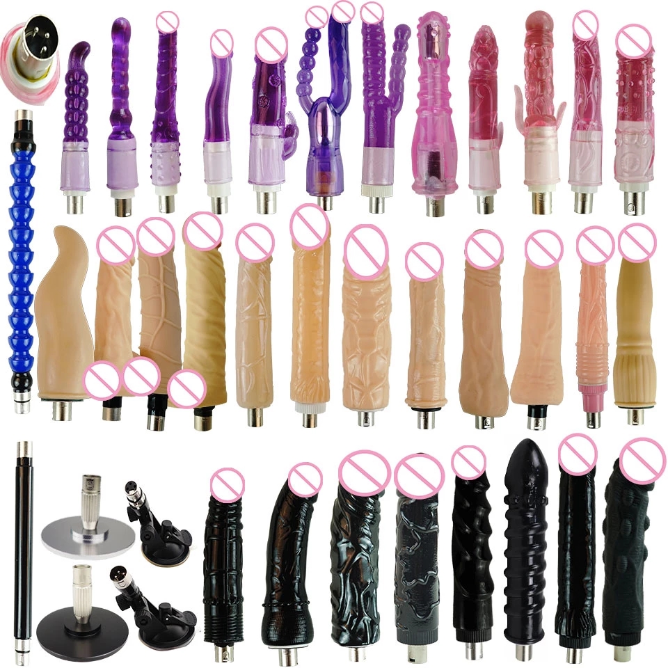 28 rodzajów tradycyjna maszyna do seksu 3XLR 3PRONG załącznik Dildo z przyssawką seks masturbacja maszyna miłosna dla kobiet mężczyzna