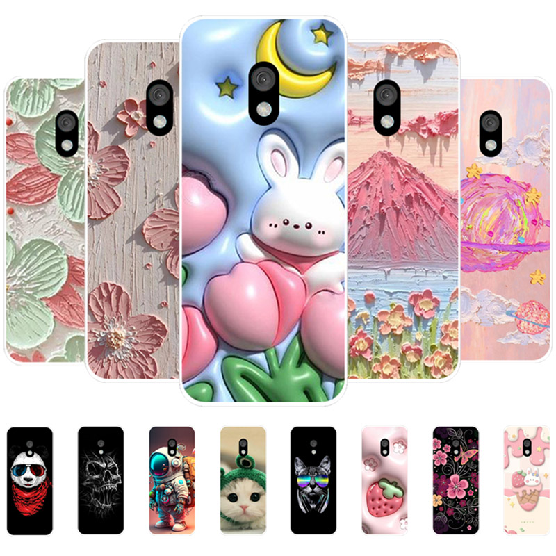 Чехол для Nokia 235 215 220 4G 2024 для Nokia 105 4G 2021 Nokia 105 106 2023 Nokia 105 106 4G 2023 Прозрачный мягкий чехол для телефона Funda