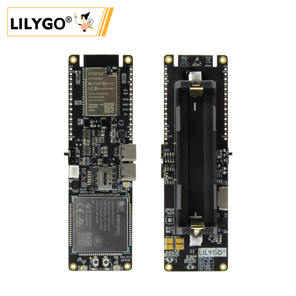 LILYGO® TTGO T-SIM7600 ESP32 LTE Cat4/1 4G Papan Pengembangan R2 Modul SIM7600E