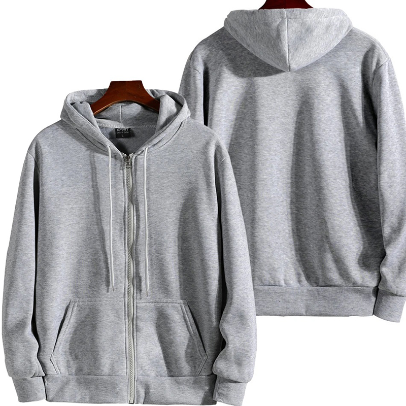 Sudaderas con capucha con cremallera para hombre, nueva sudadera con capucha de manga larga, traje informal de moda para hombre, ropa deportiva holgada, Otoño e Invierno