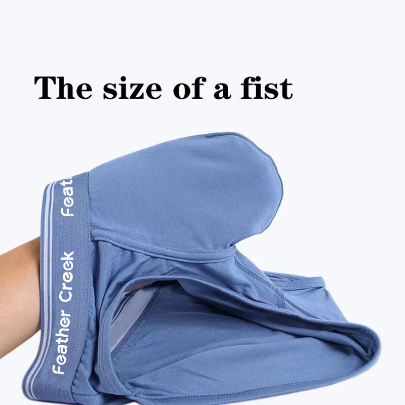 Roupa interior masculina em forma de U, boxers vermelhos, saco frontal grande, 4 cantos, fino, sexy, plus size, meninos