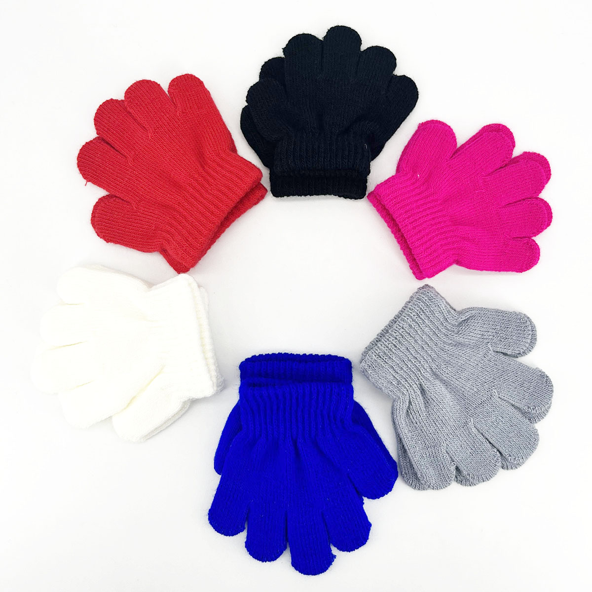 Guantes cálidos de invierno para bebés de 1 a 3 años, manoplas de punto suaves y cómodas para niños pequeños