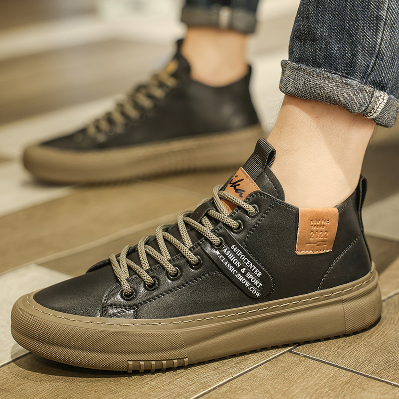 Tênis Casuais Masculinos Bubuk, Clássicos Retro Feitos à Mão, Adequados para Todas as Estações, Perfeitos para Uso Diário, Esportes ao Ar Livre, Caminhadas, Trekking, Duráveis e Resistentes ao Desgaste, Não Suje-se Facilmente, Tênis de Caminhada, Tênis Di