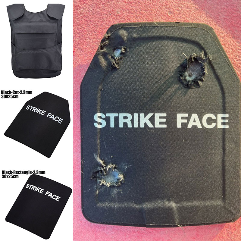 Level NIJ IIIA 10"x12" Anti Bullet Anti Stichsichere Verbundstahlplatte für taktische Sicherheitsweste Ballistic Body Armor Board