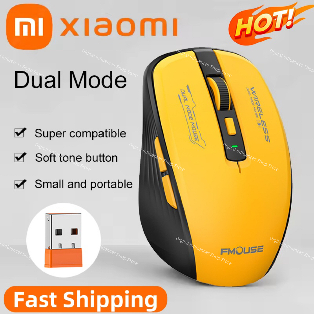 Xiaomi M303L ratón inalámbrico Bluetooth 2,4G modo Dual 1600 DPI silencioso Tablet Notebook PC Oficina ratón portátil para Android ios