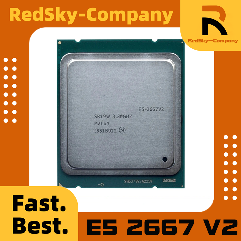 E5 2667 V2 2667V2 8-ядерный процессор LGA 2011 с 3,3 ГГц