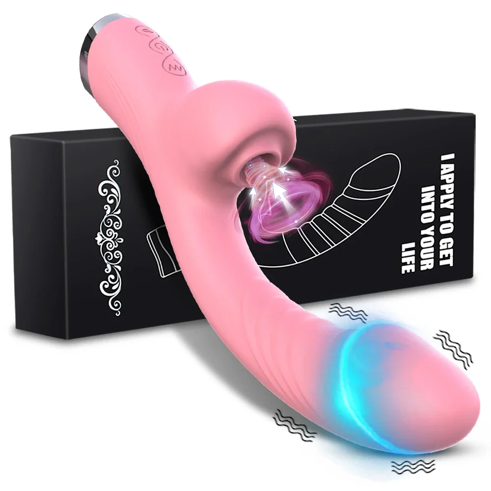 Vibrateur de succion pour femmes, stimulateur clitoridien et point G, godemiché, masturbateur féminin, vibromasseur, bâton de massage vaginal