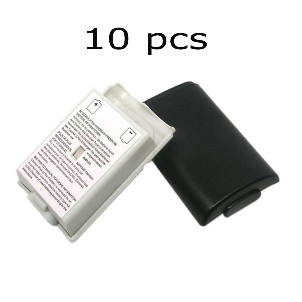 10 stuks Game Battery Case voor Xbox 360 Batterij Case Draadloze Controller Oplaadbare Batterij Cover met Sticker Gamepad Accessoire