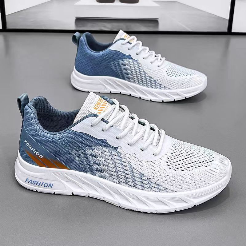 Scarpe da corsa da uomo Sneakers sportive in maglia traspirante Cuscino Leggero Casual Palestra Scarpe da ginnastica atletiche Scarpe da tennis da jogging
