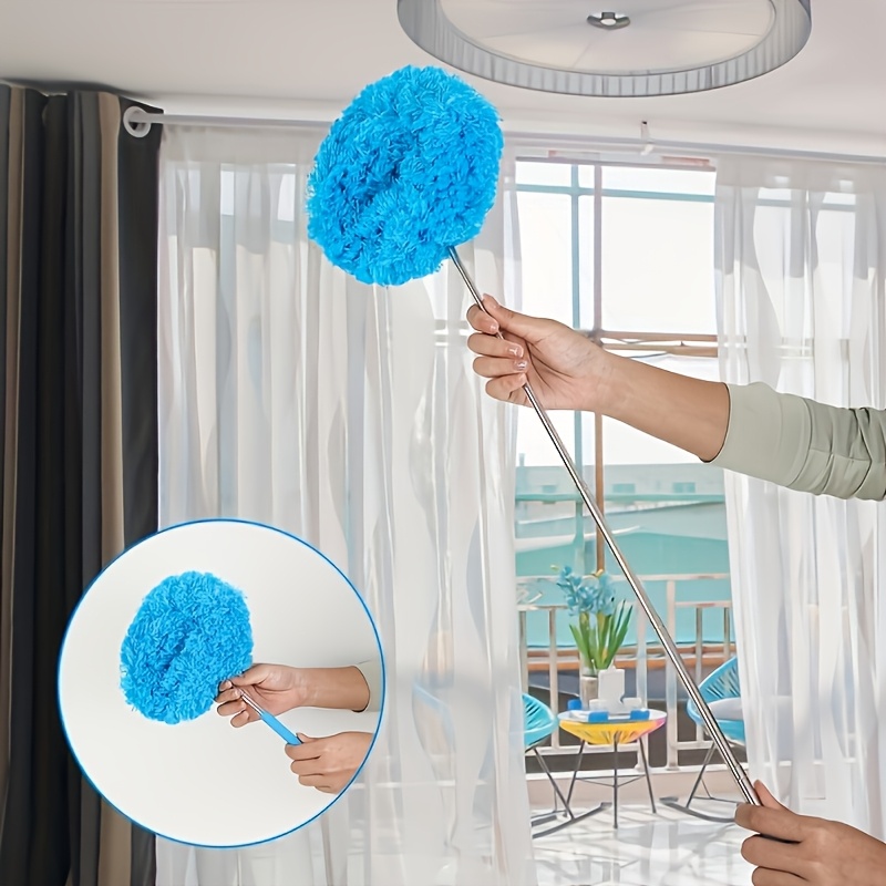 Set di Spazzole Riutilizzabili in Microfibra per Ventilatori a Soffitto - Per Casa e Camper - Pulizia Senza Sforzo con Tecnologia di Bloccaggio della Polvere