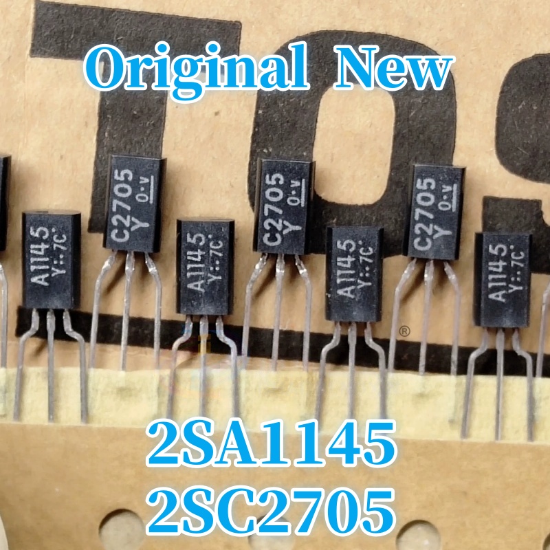 10 pares 2SA1145 2SC2705 Originales, Nuevos y Genuinos A1145 C2705 2SA1145-Y 2SC2705-Y