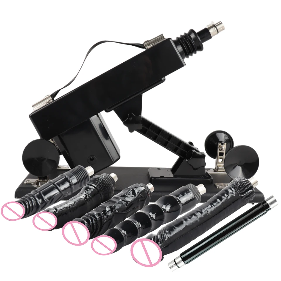 Automatische Krachtige Sex Liefde Machines Stak Dildo Masturberen Pompen Vibrator Vrouwelijke Zuignap Masturbatie Sex Machine A