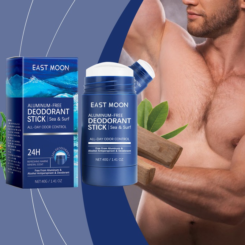 Desodorante en barra Natural, fragancia, protección para axilas, limpieza corporal, piel seca, cuidado de la salud, antiolor, deportes para hombres y mujeres, 40g
