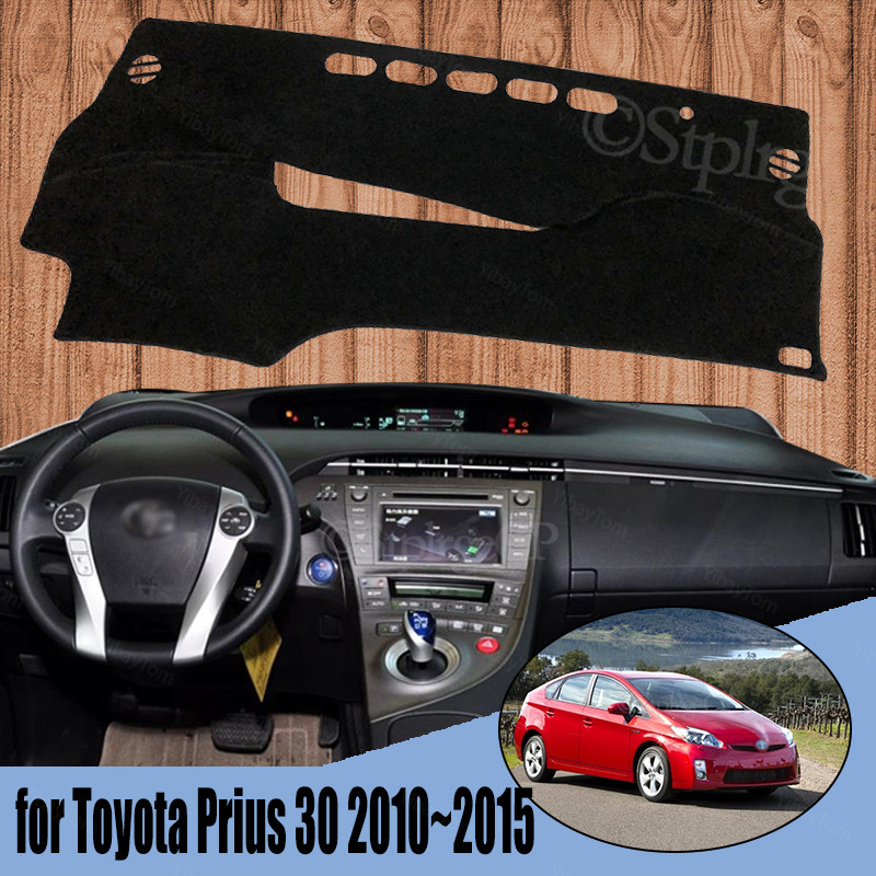Per Toyota Prius 30 2010 ~ 2015 Styling Dash Cover Mat Dashmat Cruscotto Copertura Foglio protettivo Tappeto