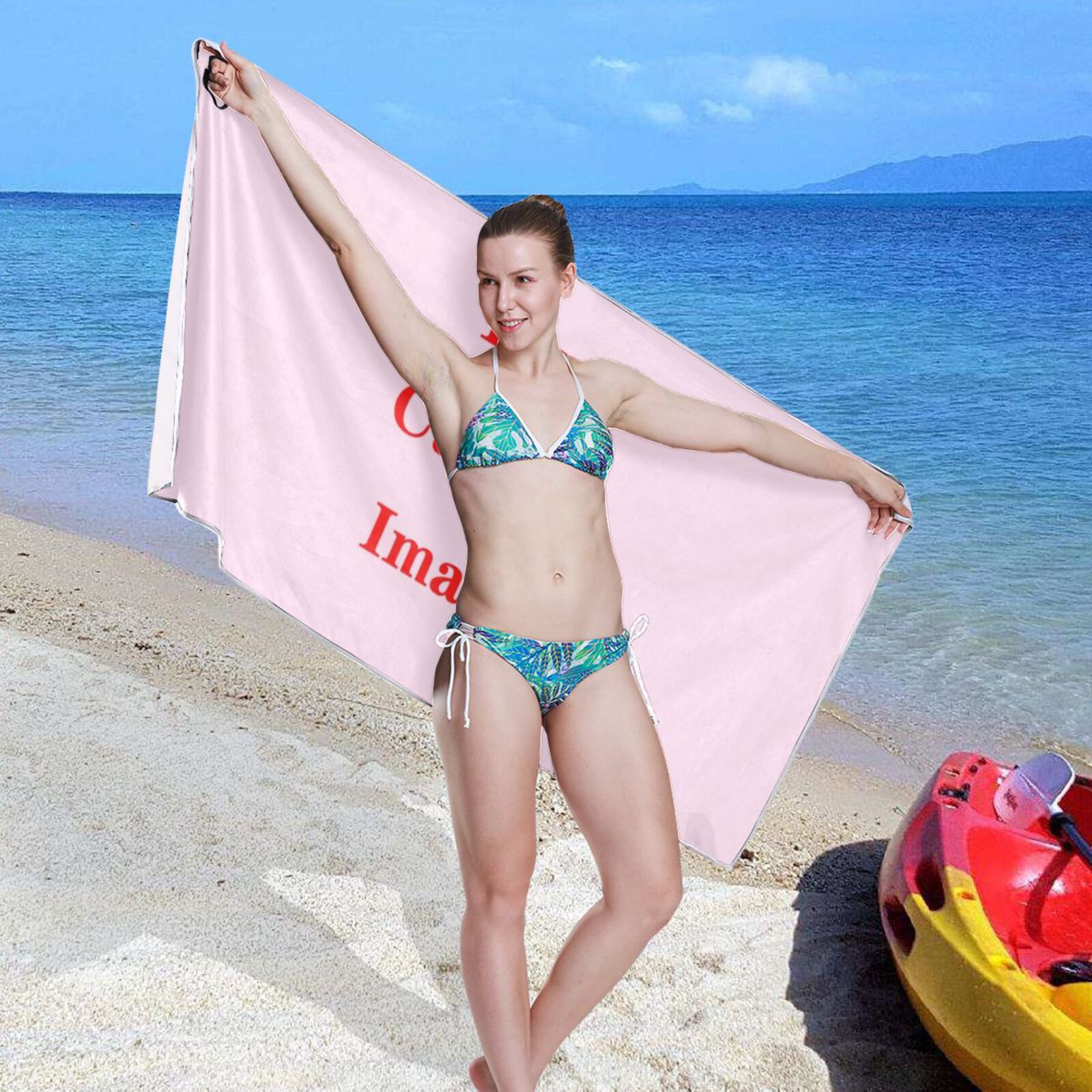 Beach Towel Large Customizing images Sand Free Extra Large Cool Beach Towel for Women Quick Dry Highly Absorbent Beach Towel