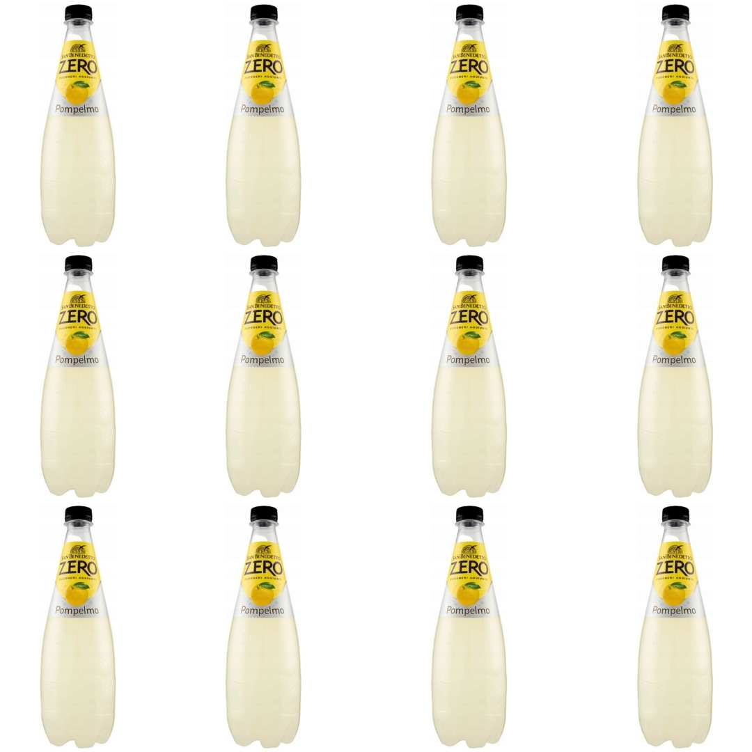 Lemoniada z białych grejpfrutów Pompelmo Zero 12 x 750ml - San Benedetto