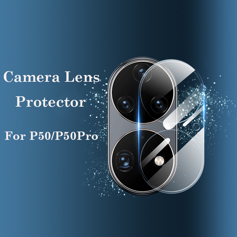 Lente de cámara de vidrio templado 9H para Huawei P50 Pro P50Pro lente de cámara película Protector de pantalla película protectora de vidrio de cámara trasera