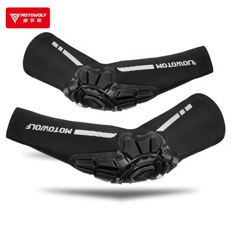 Motowolf Zomer Motorfiets Elleboogbeschermers Mtb Fietsen Elleboog Bescherming Motorcross Elleboog Beschermer Bmx Dh Atv Motorrijder Uitrusting