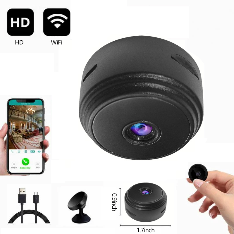 ワイヤレスセキュリティ監視カメラ,wifi,A9, HD,スマートモニター,センサー,カムコーダー,Webビデオ,ホームセキュリティ
