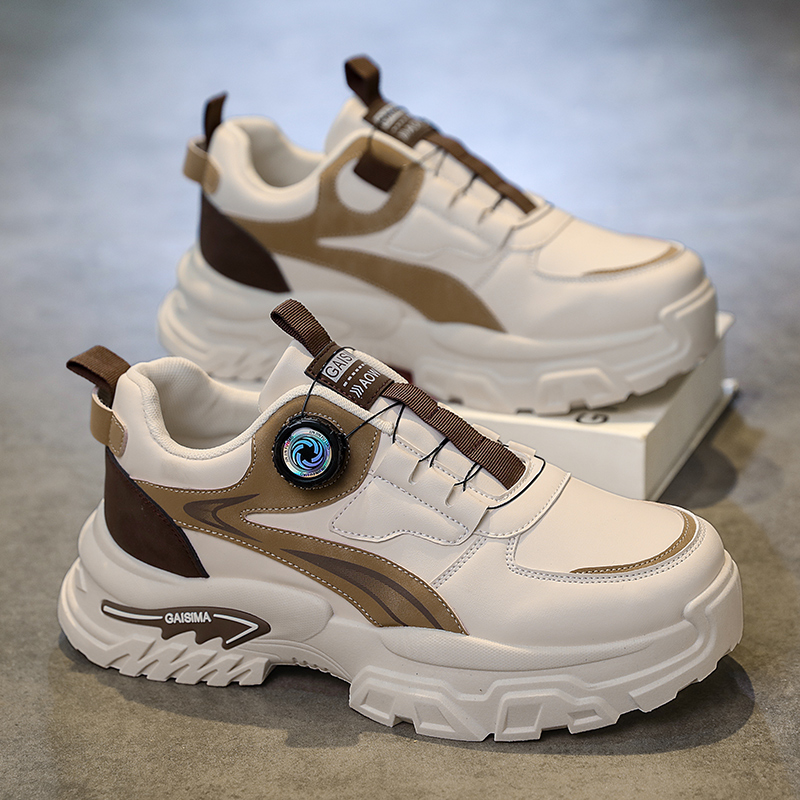 Nuove Scarpe da Corsa Autunnali da Uomo Versatili e Alla Moda con Suola Spessa, Sneakers Casual per Sport All'aperto