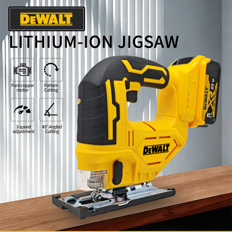 Аккумуляторный лобзик Dewalt 20В, 3000 об/мин, бесщеточный, портативный, многофункциональный, регулируемый, для работы по дереву