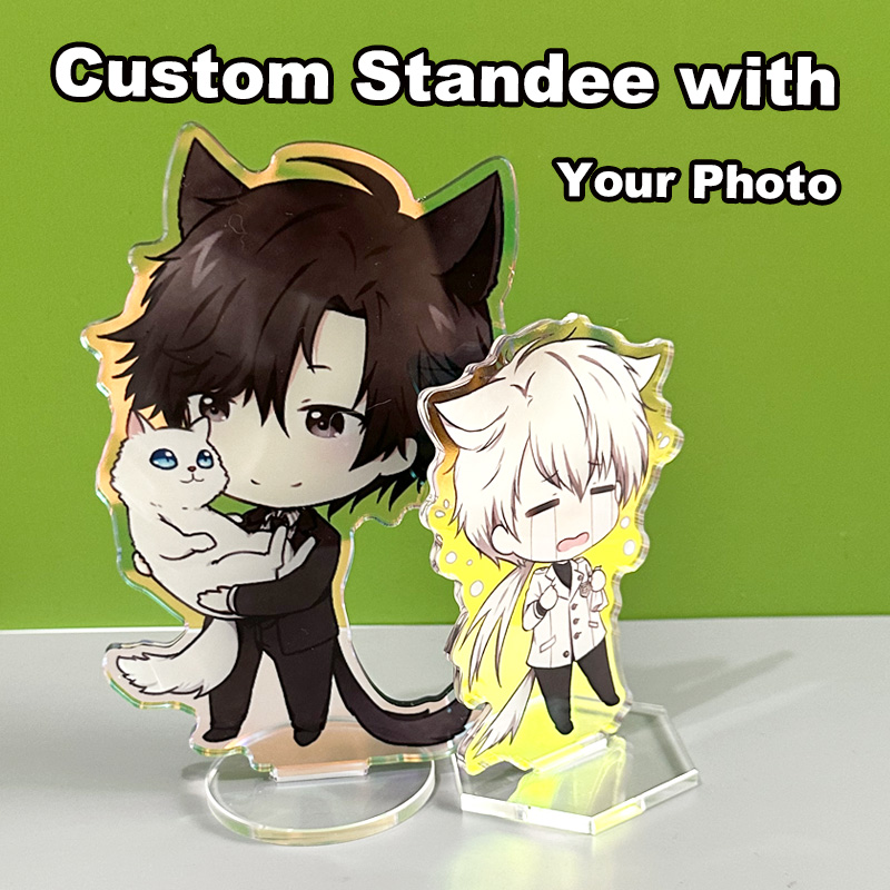 Figura personalizada Standee soporte acrílico transparente juego de encanto de dibujos animados diseño de Anime escritorio personalizado decorar modelo llavero regalo para fan