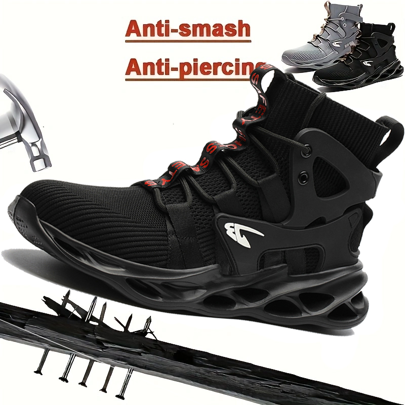 Modne, oddychające buty ochronne odporne na uderzenia i przebicie