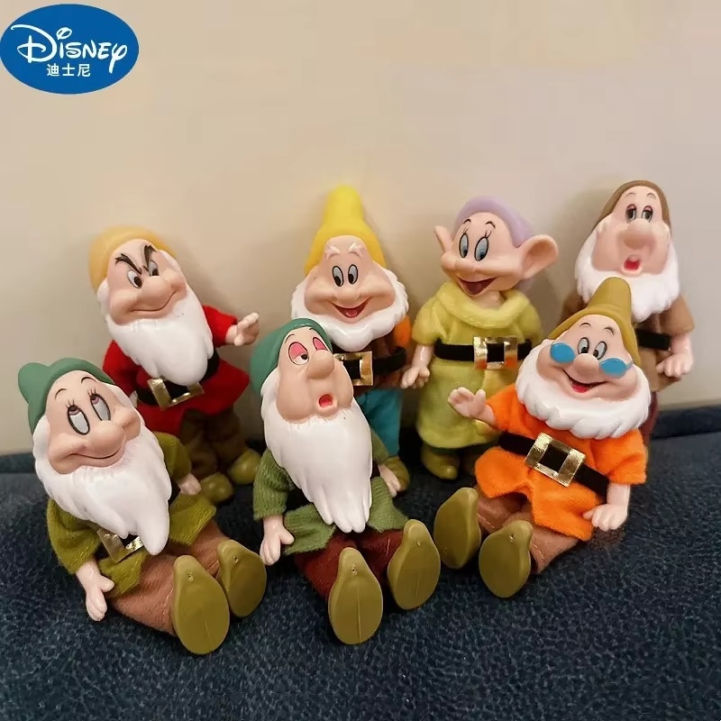7pcs Disney Sneeuwwitje En De Zeven Dwergen Action Figure Speelgoed 15cm Prinses Pvc Poppen Collectie Speelgoed voor Festival Geschenken