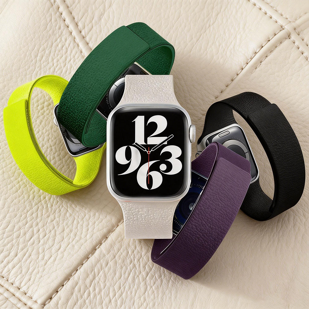 Pulseira Magnética para Apple Watch ultra3/2/1 49mm 45/42/46mm 40mm 41mm 2025 Nova pulseira esportiva de silicone série 11 10 9 8 7 6 5 4 SE