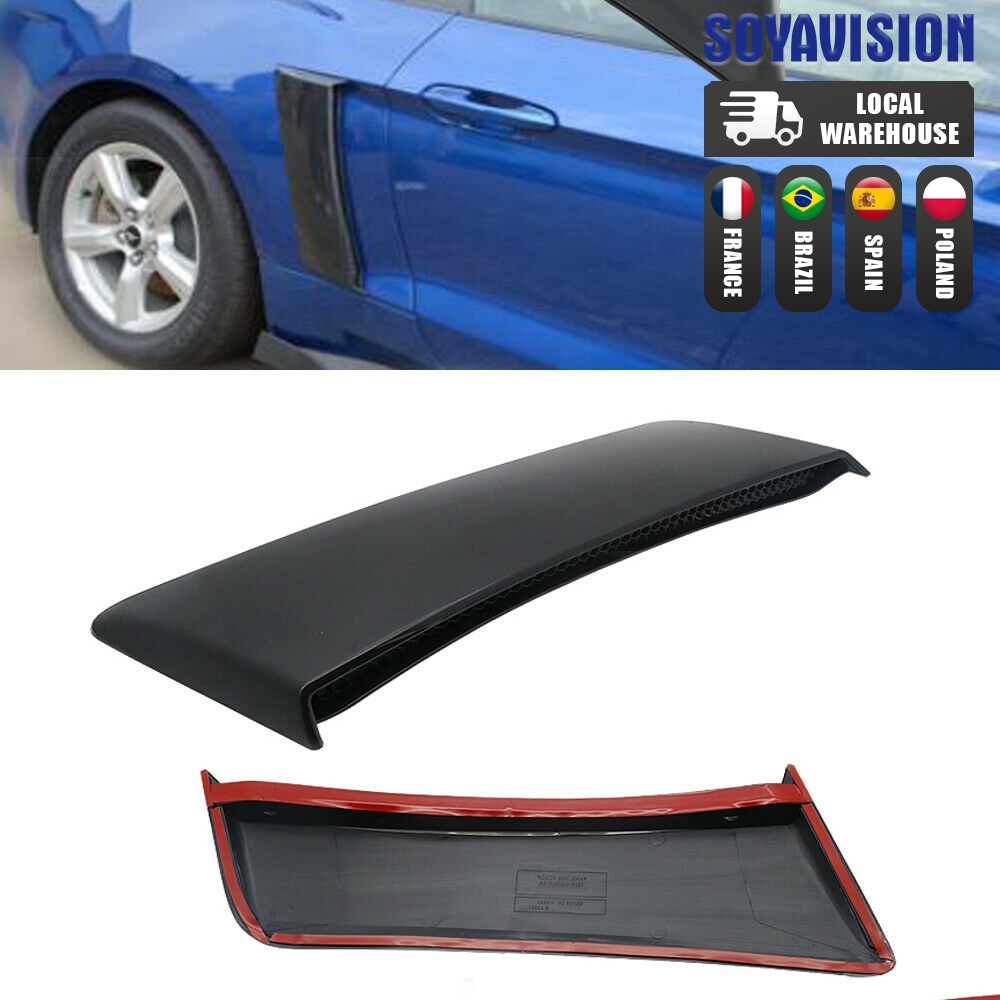 Auto Achterspatbord Side Scoop Frame Cover Air Vent Outlet Trim Voor Ford Mustang 2015-2020 Styling Exterieur Decoratie accessoires