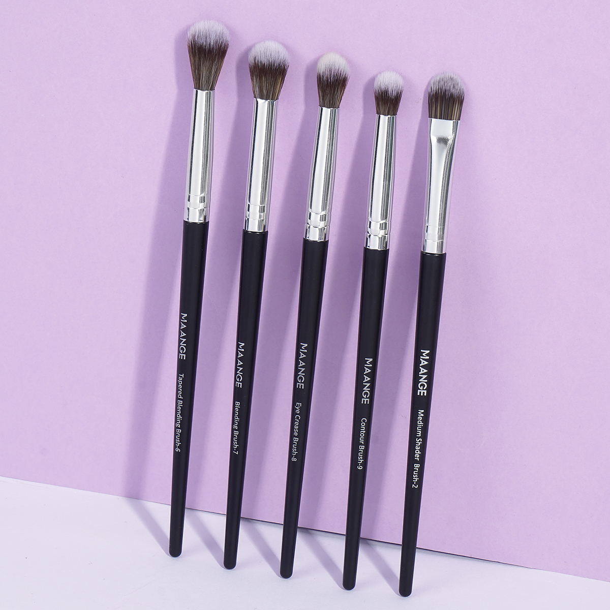 MAANGE 5PCS Detail Make-Up Pinsel Kit Concealer Pinsel Lidschatten Weiche Borsten Shader Pinsel Gesichts Kosmetik Schönheit Make-Up-Tools