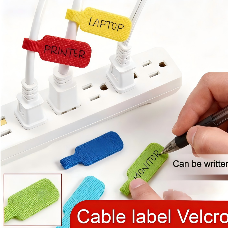 20/30/50 colored cable ties for cable marking, organization, and identification, durable and easy to use, capable of writing